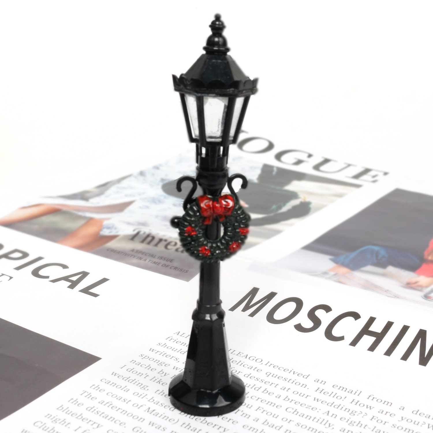 Mini Street Light Model Solar Lamp Post Street Lights Microscopic Model
