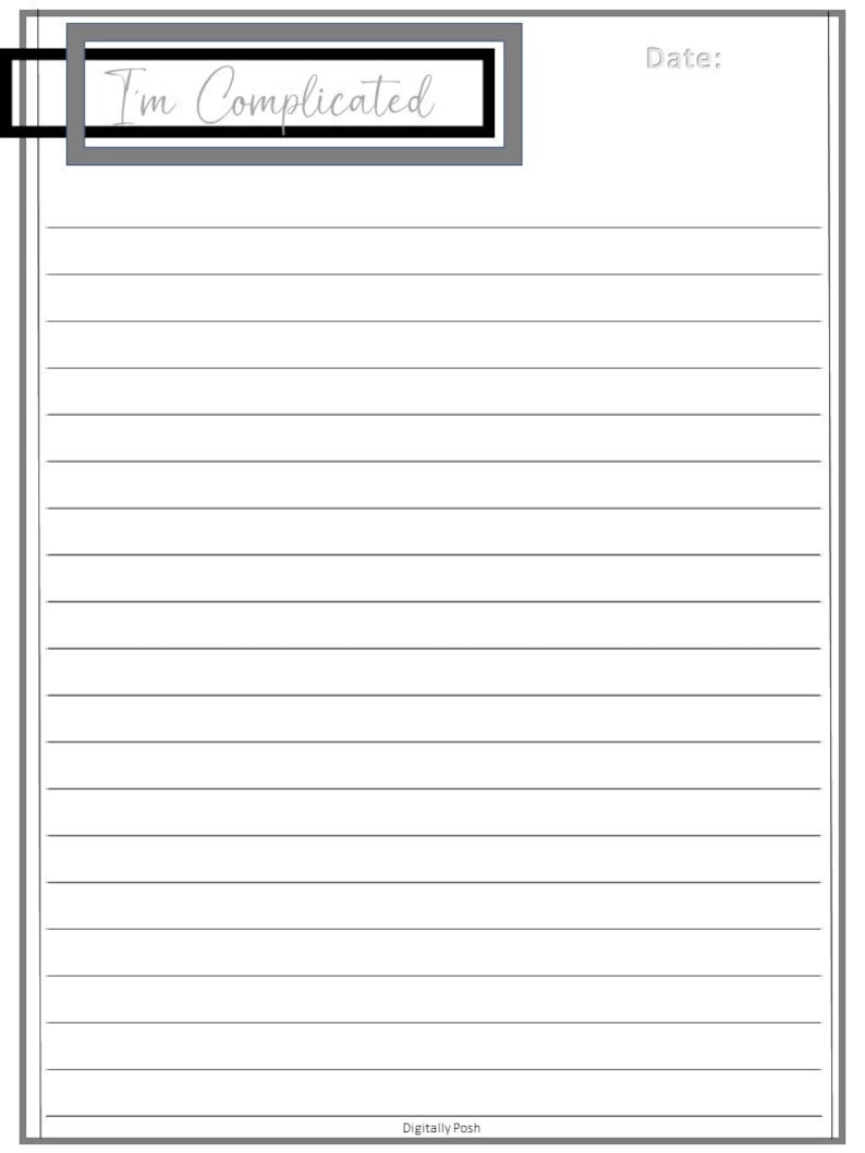 Printable Lined Paper Cute Printable Notebook Paper Lined Sheet Printable Lined Paper Cute Printable Notebook Paper Lined Sheet