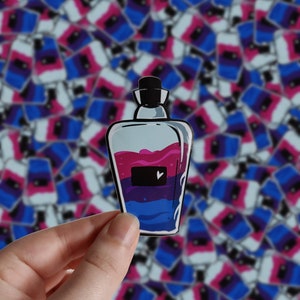 Bisexual pride potion sticker LGBTQIA+