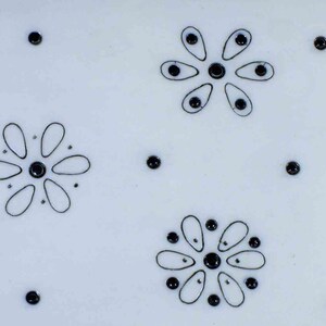 Porcelain Bathroom Hooks – Handmade Ceramic Towel Holders for Wall | Minimalist Home Decor flower cobalt