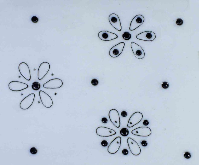 Porcelain Bathroom Hooks – Handmade Ceramic Towel Holders for Wall | Minimalist Home Decor flower cobalt