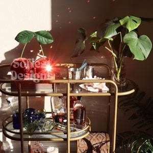 Red Cherry Disco Balls Large Set