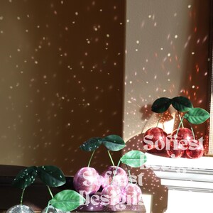 Red Cherry Disco Balls image 5