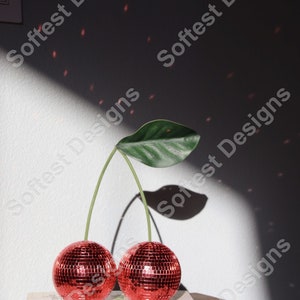 Red Cherry Disco Balls Small Set