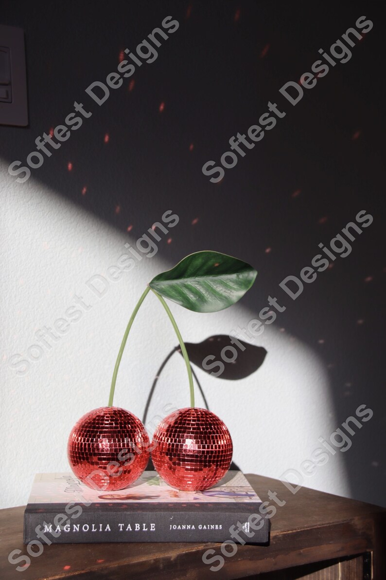 Red Cherry Disco Balls Small Set