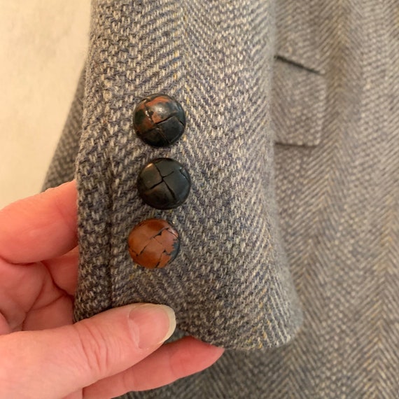 Vintage Nate's Inc Clothier Gray Tweed Suitcoat S… - image 4
