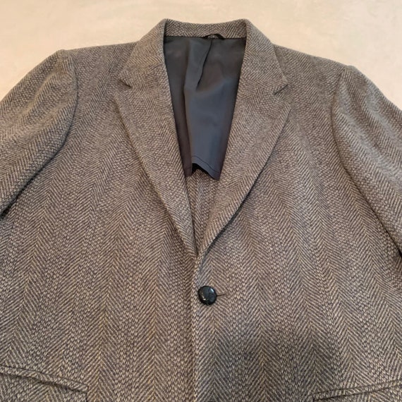 Vintage Nate's Inc Clothier Gray Tweed Suitcoat S… - image 2