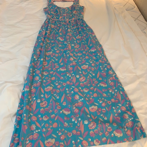 Vintage Lanz of Salzburg Floral Maxi Sundress - image 1