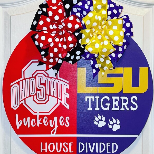 Lsu House Divided Etsy