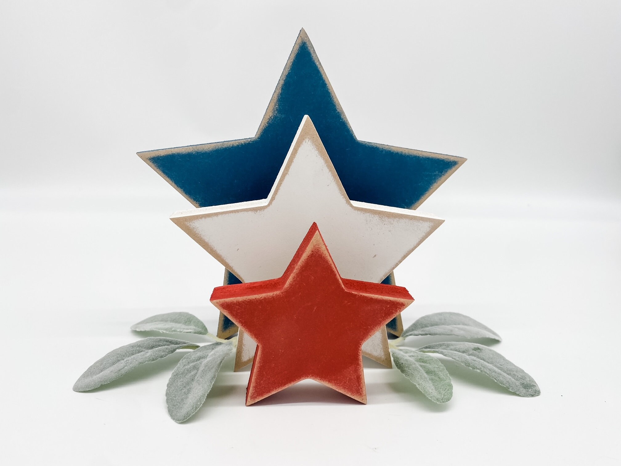 Wooden Stars Wood Stars Nursery Star Decor Moon and Stars Etsy