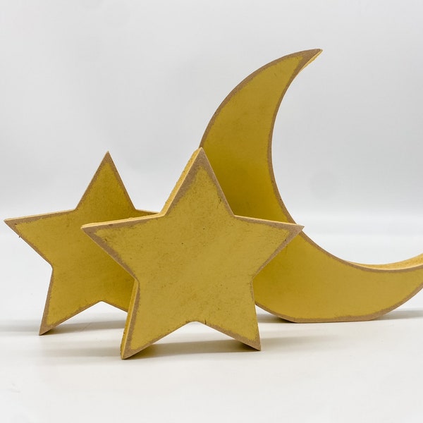 Moon and Stars Cutout - Etsy