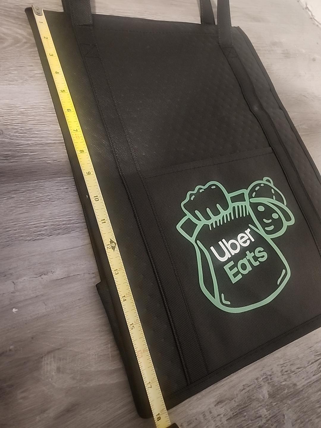 Large Thermal Insulated Ubereats Tote Bags - Hot Cold Food