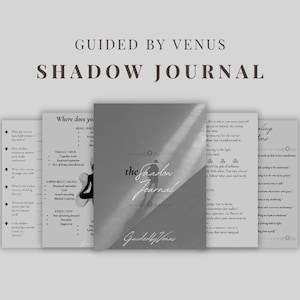 Shadow work journal guide prompt PDF  10-Page Self-Discovery Guide, Inner Healing Prompts, Digital Download, Spiritual Journal