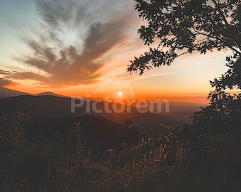Sunrise at Shenandoah National Park