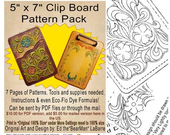 5" X 7" Clipboard Pattern Pack  7 Pages