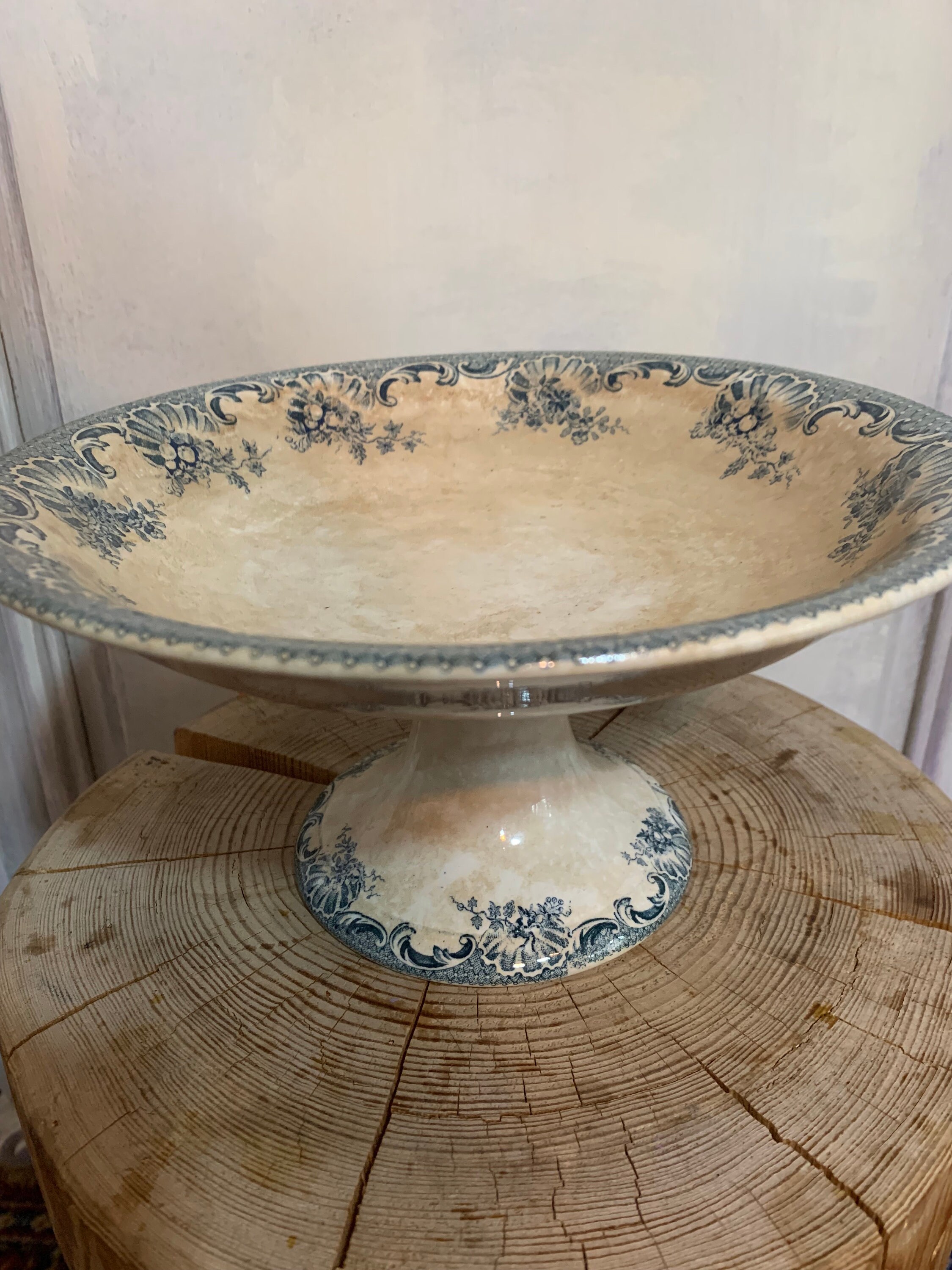 Plat de Fruits Français Ancien