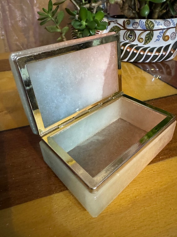 オニックス　置物 Onyx Jewelry Box 7x11 Cm - Etsy