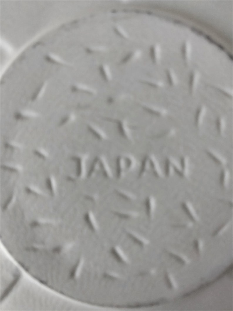 LOTUS Theme Famous Kafuh JAPAN Porcelain Plate, Hand Painted, Shaded