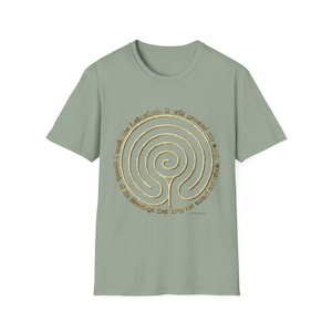 Hindu Labyrinth Poetry Shirt - Unisex
