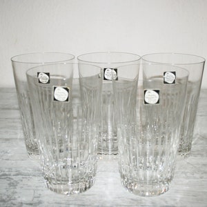 Royal Netherlands Crystal Maastricht Set of 5 drink Glasses, timeless gift, Gift for her/him, vintage glasses