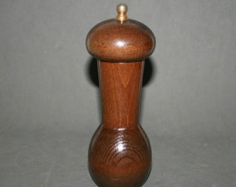Vintage Italiaanse houten pepermolen, Italië Antiek jaren '70 Home Decor, Italiaans Restaurant Decor, keukengerei, tijdloos cadeau, cadeau voor haar