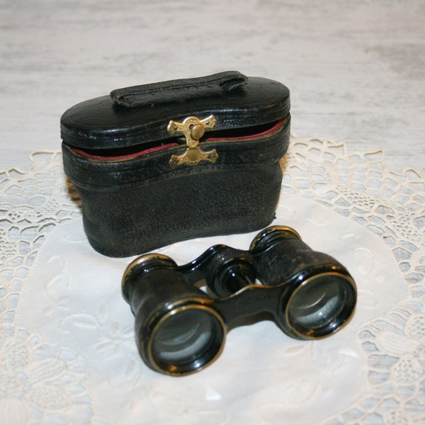 Opera Glasses, Paris, Antique Deraisme Paris 1950s, Theater - Movie props - Binoculars - gift for her -timeless gift