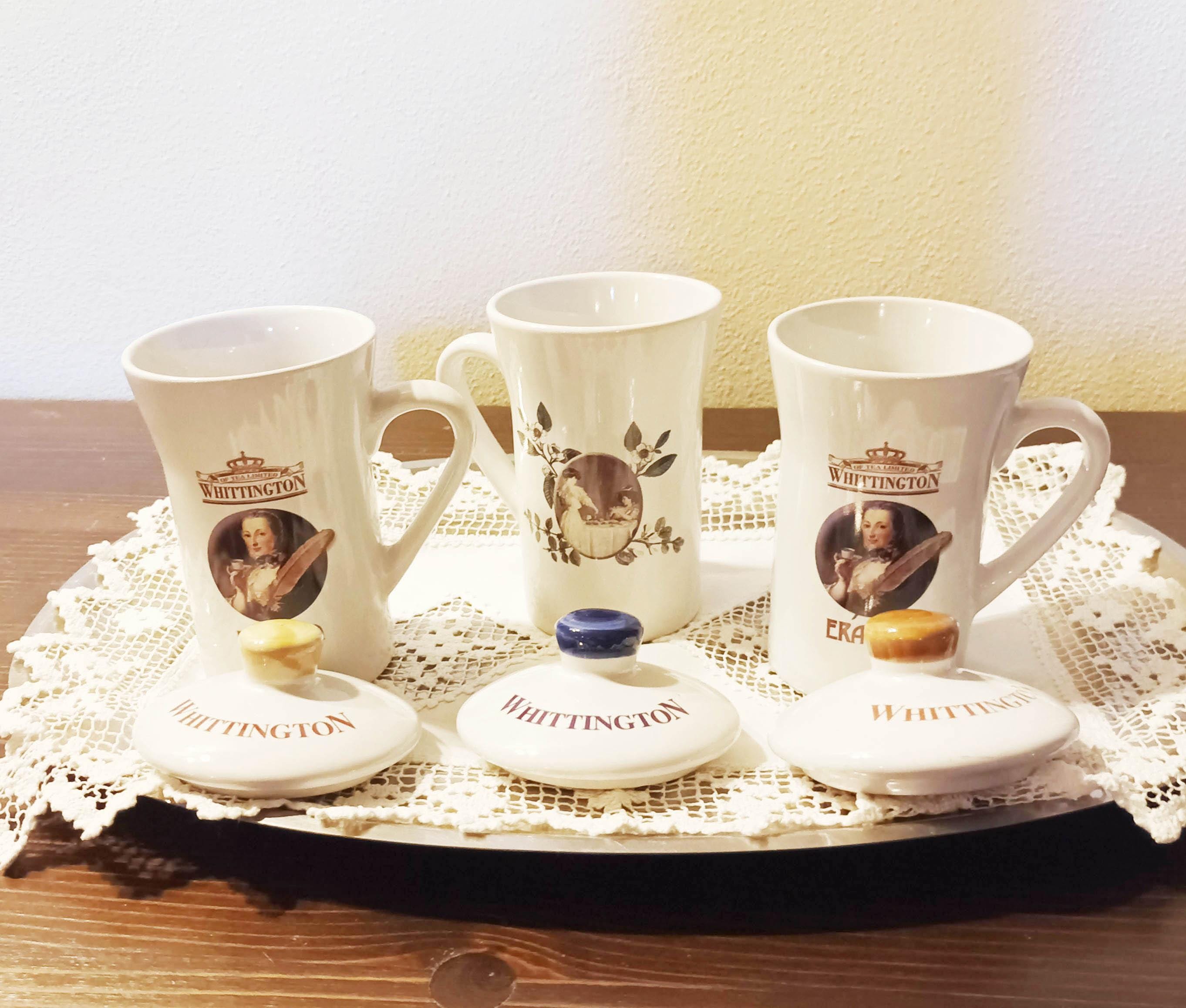 TAZZE DA CAFFÈ in porcellana firmate grandi abbinate Julian Graves