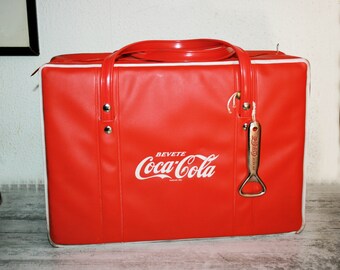 Cool bag Coca Cola thermal bag and bottle opener, design RENCO MARWELL MILAN - Timeless gift -Gift for him -Gift for her -Christmas gift