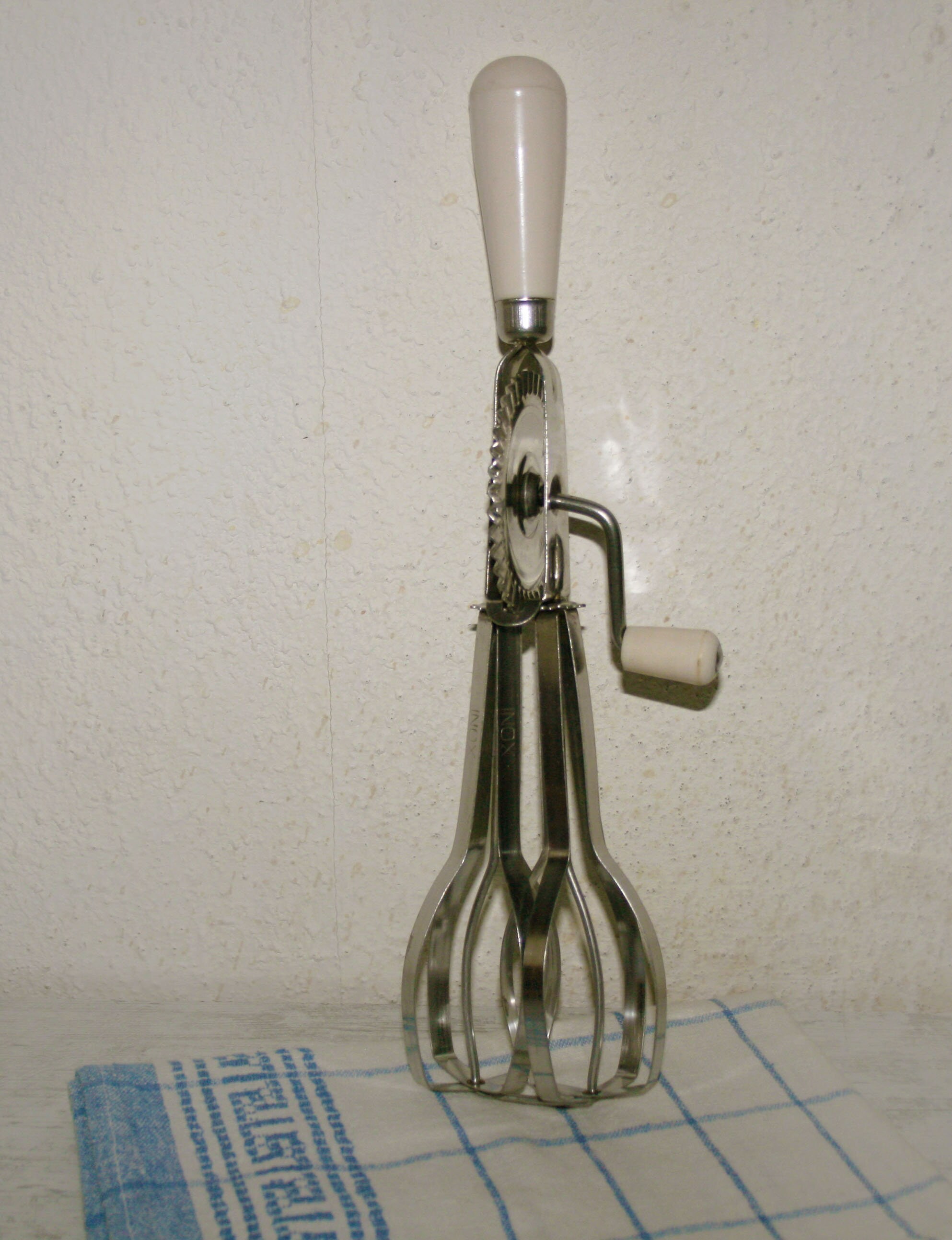 Hand Mixer Egg Beater Old Fashioned Mixer Stainless Steel Etsy