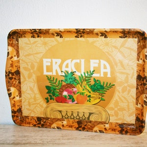 ERACLEA tray - advertising tray - melamine - drinks tray- Pub -men cave -Timeless gift -Gift for her -Christmas gift - Collectable tray