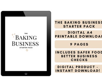 Baking business starter pack / planner - neutral option