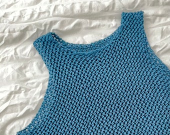 Knitting Pattern: The Hot Mesh Tank