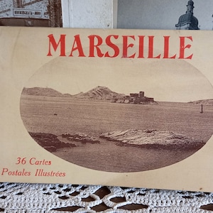 Cartes postales anciennes, cartes postales anciennes, album cartes postales anciennes, Marseille, France, Europe