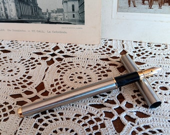 Vintage fountain pen, Iridium Point , Germany, gold nib, gift for him