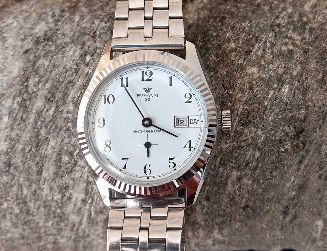 Rayam Vintage Wristwatch, Rayam, NOS, Men's Mechanical Watch, Wind up Watch ...