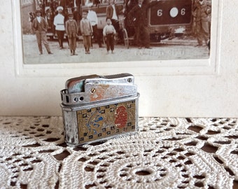 Vintage lighter, gas lighter, cigarette lighter, Spartan, Japan