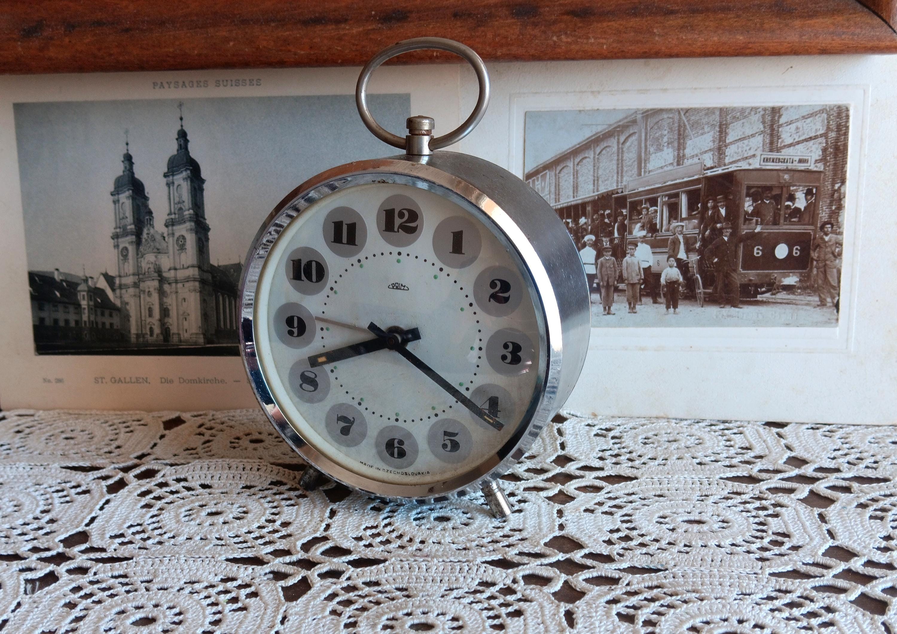 Vintage PRIM Alarm Clock, Czechoslovakia Mechanical Clock (not Working ...