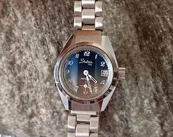 Vintage Stefan Time Mechanical Watch, German Made, Women's Wind Up Watch
