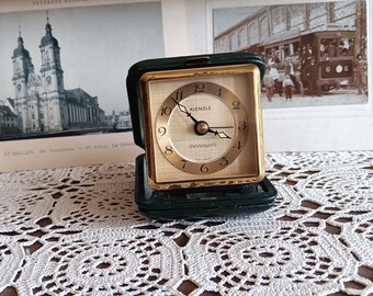 Vintage alarm clock, Kienzle, chronoquartz, travel clock, quartz clock, Germany