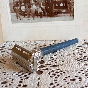 Vintage razor, Gillette, Gillette Adjustable, England, slim, Safety razor,   gift for him