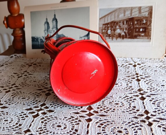 ランタンWinged wheel 350 Winged Wheel Red Lantern No 350, Small Red Barn Lantern
