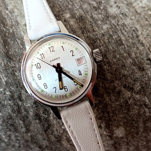 Vintage wristwatch, Karex, Ruhla, mechanical watch, wind up watch, women&#39;s watch, Germany, DDR, GDR, gift for her