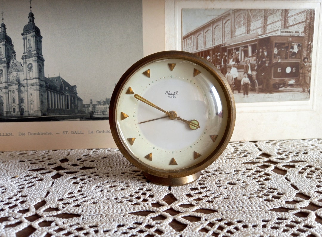 Vintage Alarm Clock Kienzle Kienzle Alarm Clock Mechanical Etsy