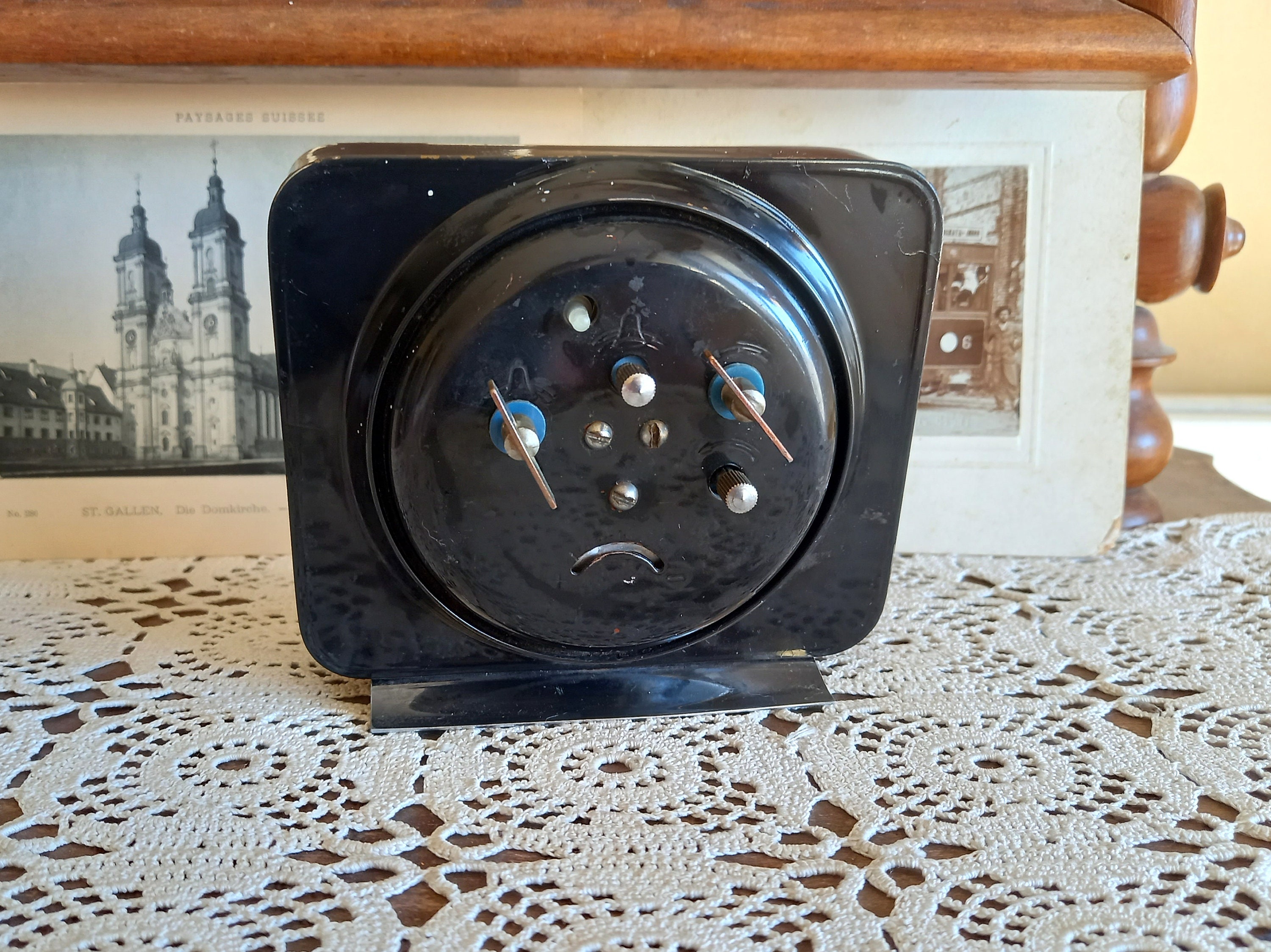 Réveil vintage chinois, Cinq béliers, horloge mécanique, Chine rare . Dispo - Collection