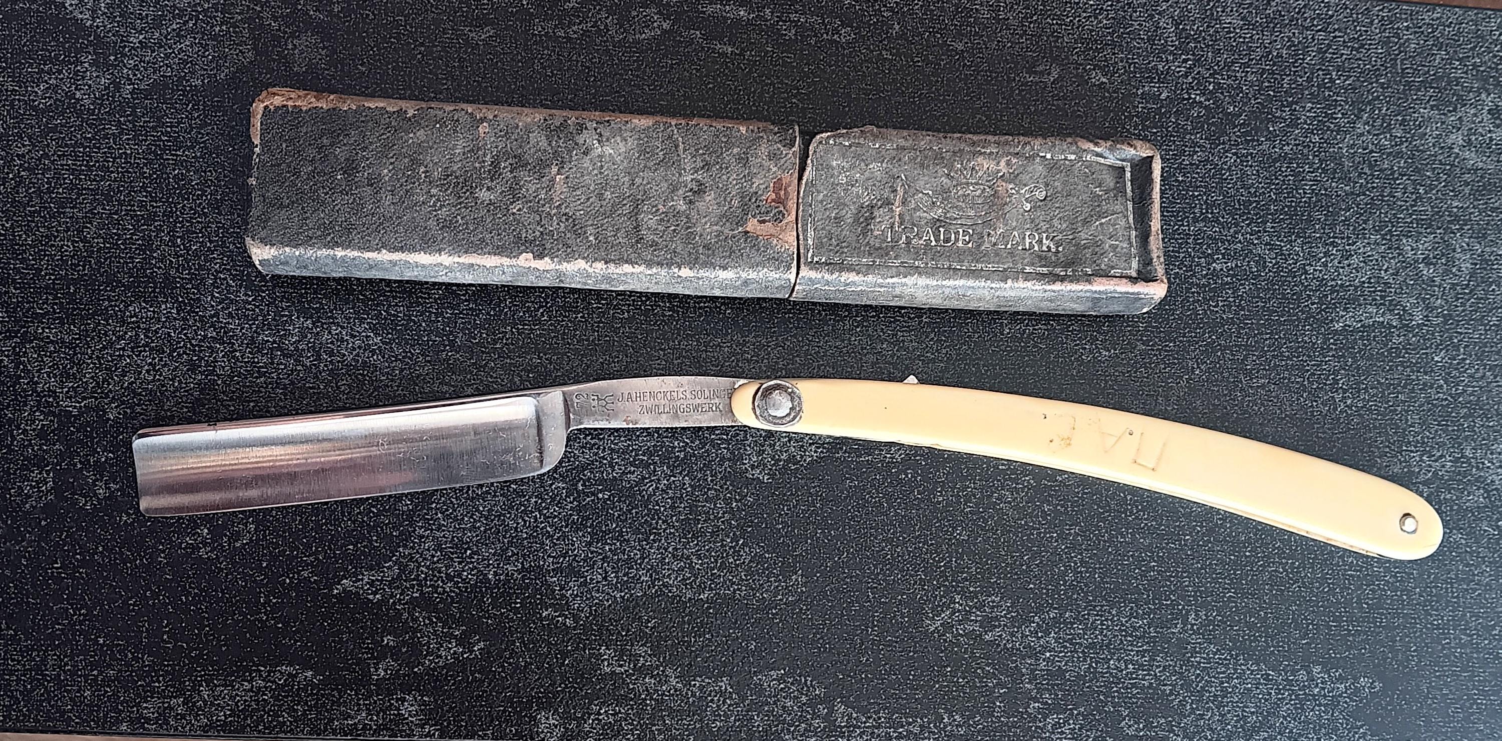 ⭐️レトロ⭐️ヘンケルス 西洋カミソリ ケース他 Amazon.co.jp