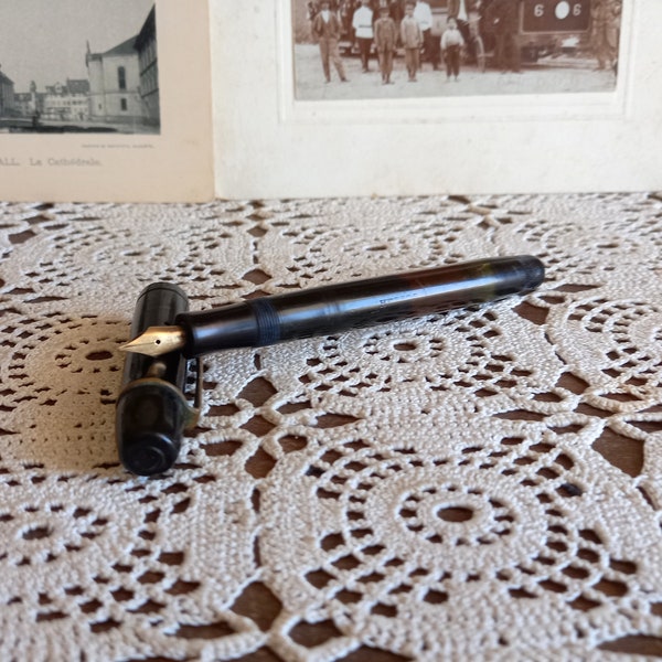 Vintage fountain pen, Kaweco, Helios transperent, antique fountain pen