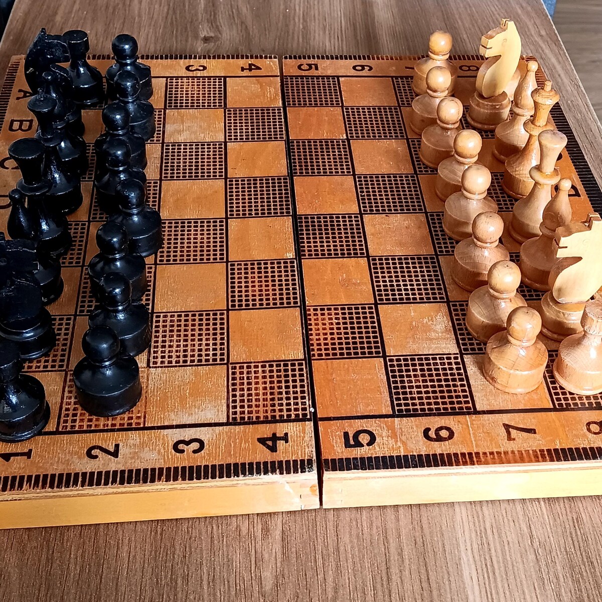 Vintage Chess, Wooden Chess, Game, Full Set, Birthday Gift - Etsy