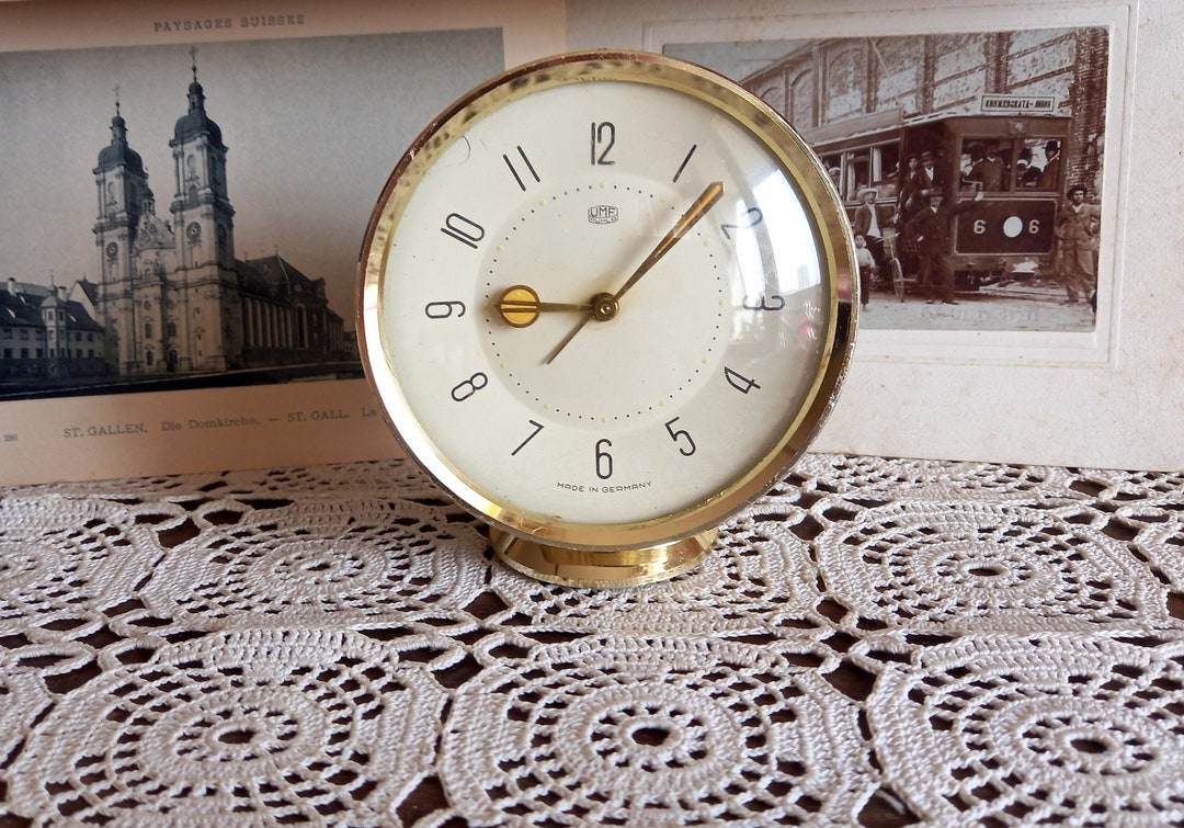 Vintage Alarm Clock UMF Ruhla Ruhla Alarm Clock Wind up Etsy