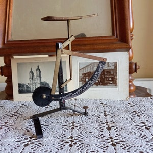 Báscula vintage, báscula postal, báscula para cartas, bilateral, regalo de cumpleaños, de trabajo