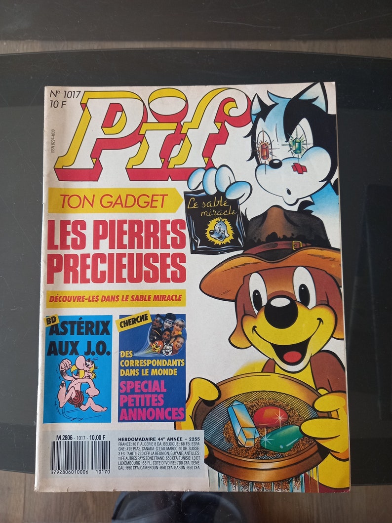 Vintage magazine, Pif, gadget, France, 1017 image 1